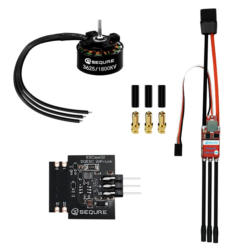 Amazon.com: SEQURE 3625 Brushless Motor 1800KV Outrunner Motor +